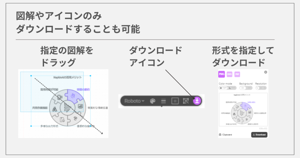 NapkinAIからのダウンロード