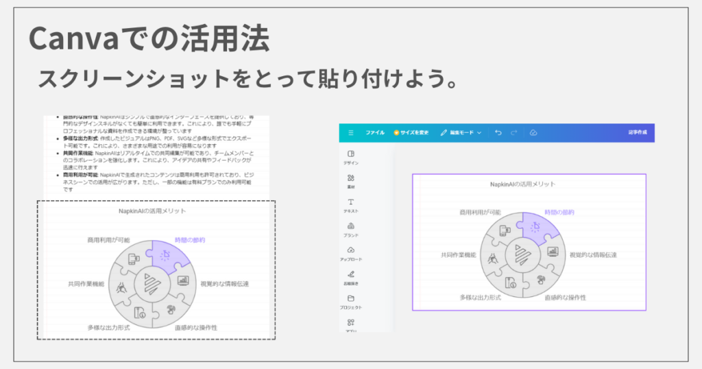 NapkinAIとCanvaの併用2