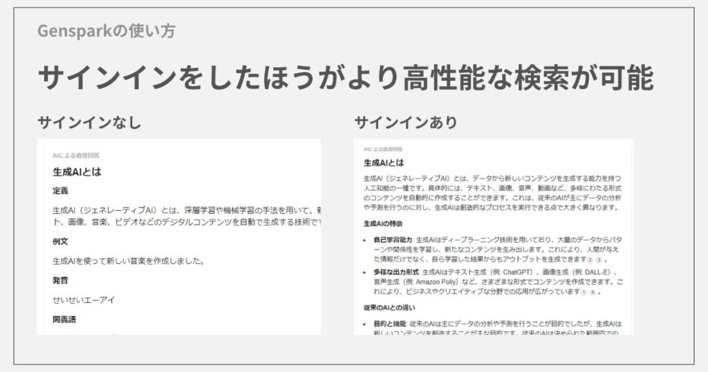 Gensparkの使い方4